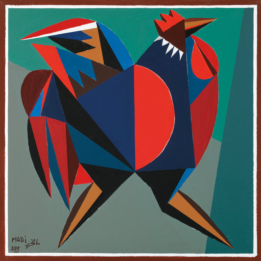 Rooster | Print on Canvas | Hussein Madi